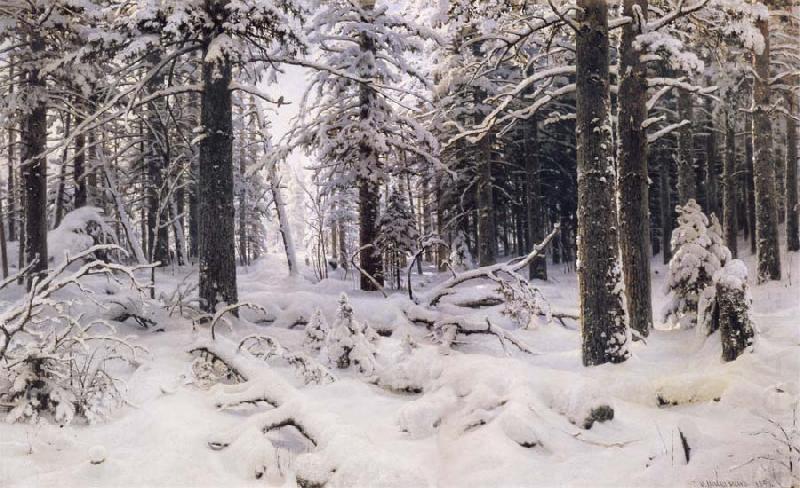 Ivan Shishkin Winter oil painting picture